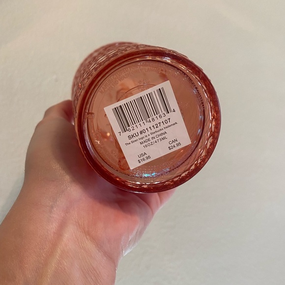 NWT Rose Gold Jeweled Grande Starbucks Tumbler - Picture 3 of 3